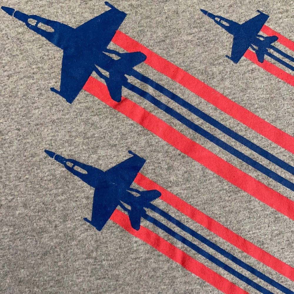 Top Gun Maverick | Military Fighter Jets USA Patriotic Graphic T-Shirt (L 10/12) - Picture 7 of 14